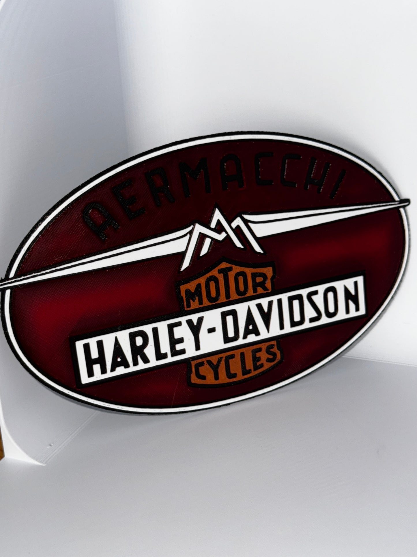 Hueforge vintage Harley Davidson