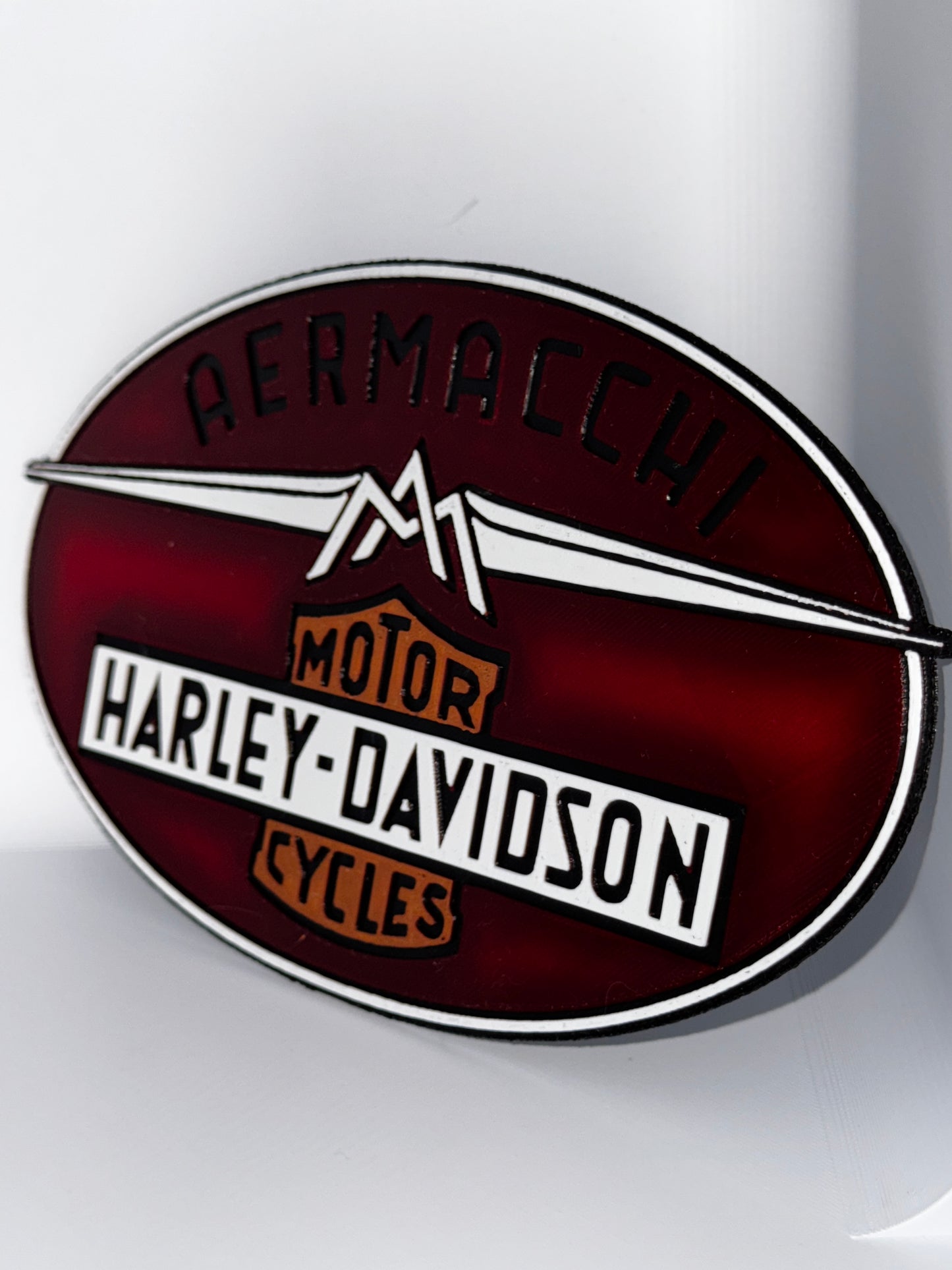 Hueforge vintage Harley Davidson