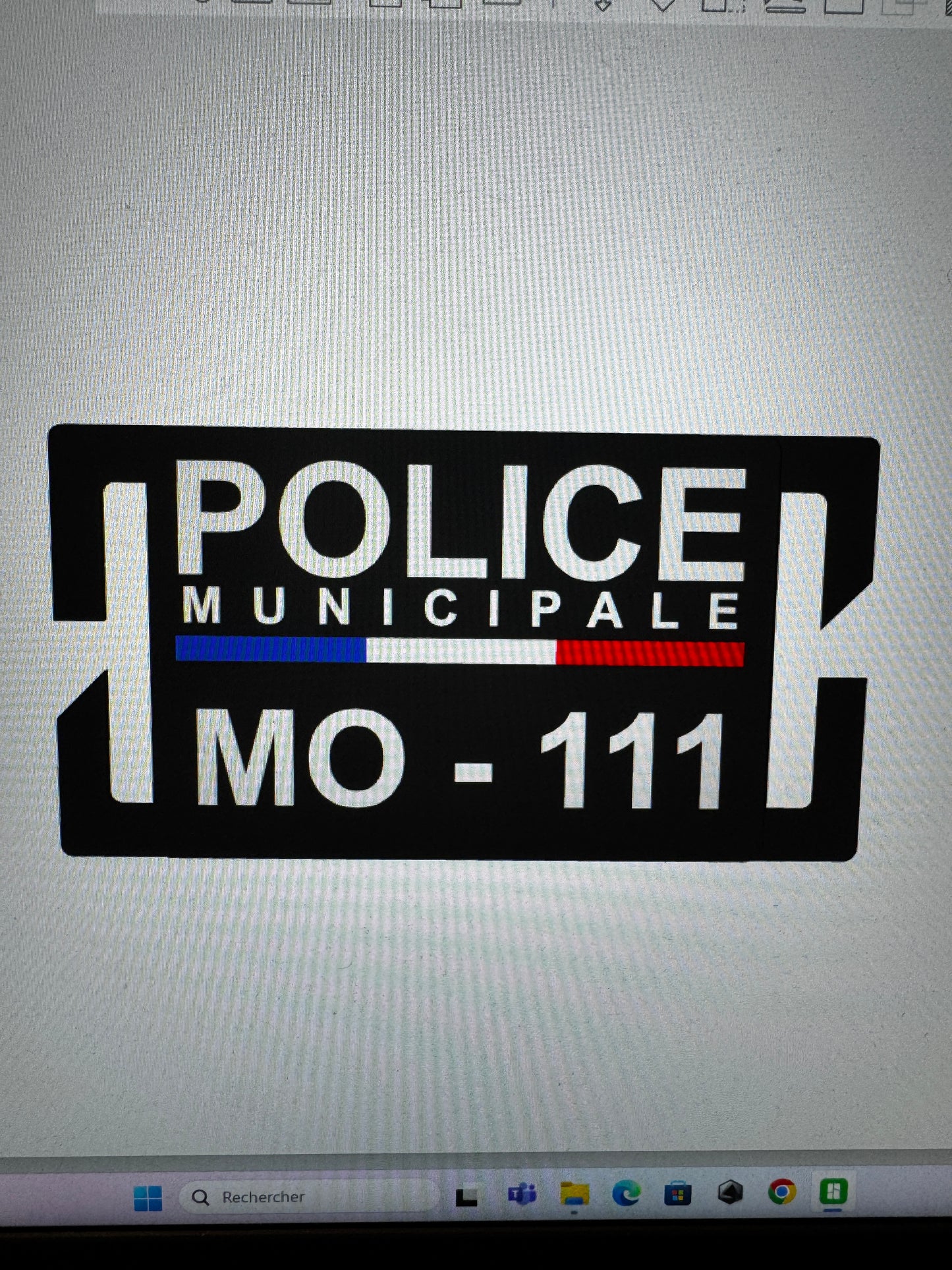 Badge Police Municipale, MO-111