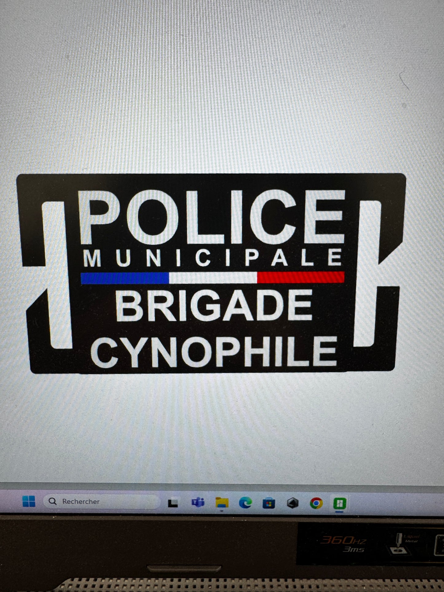 Badge Police Municipale, Brigade Cynophile