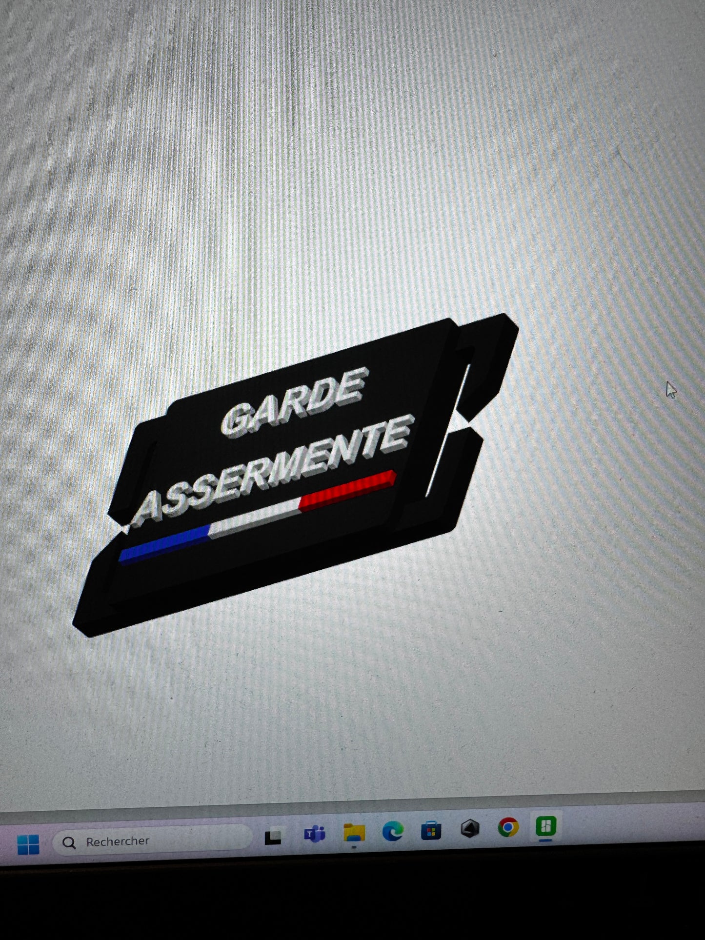 Badge, Garde Assermenté