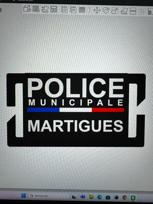 Badge Police Municipale, Martigues