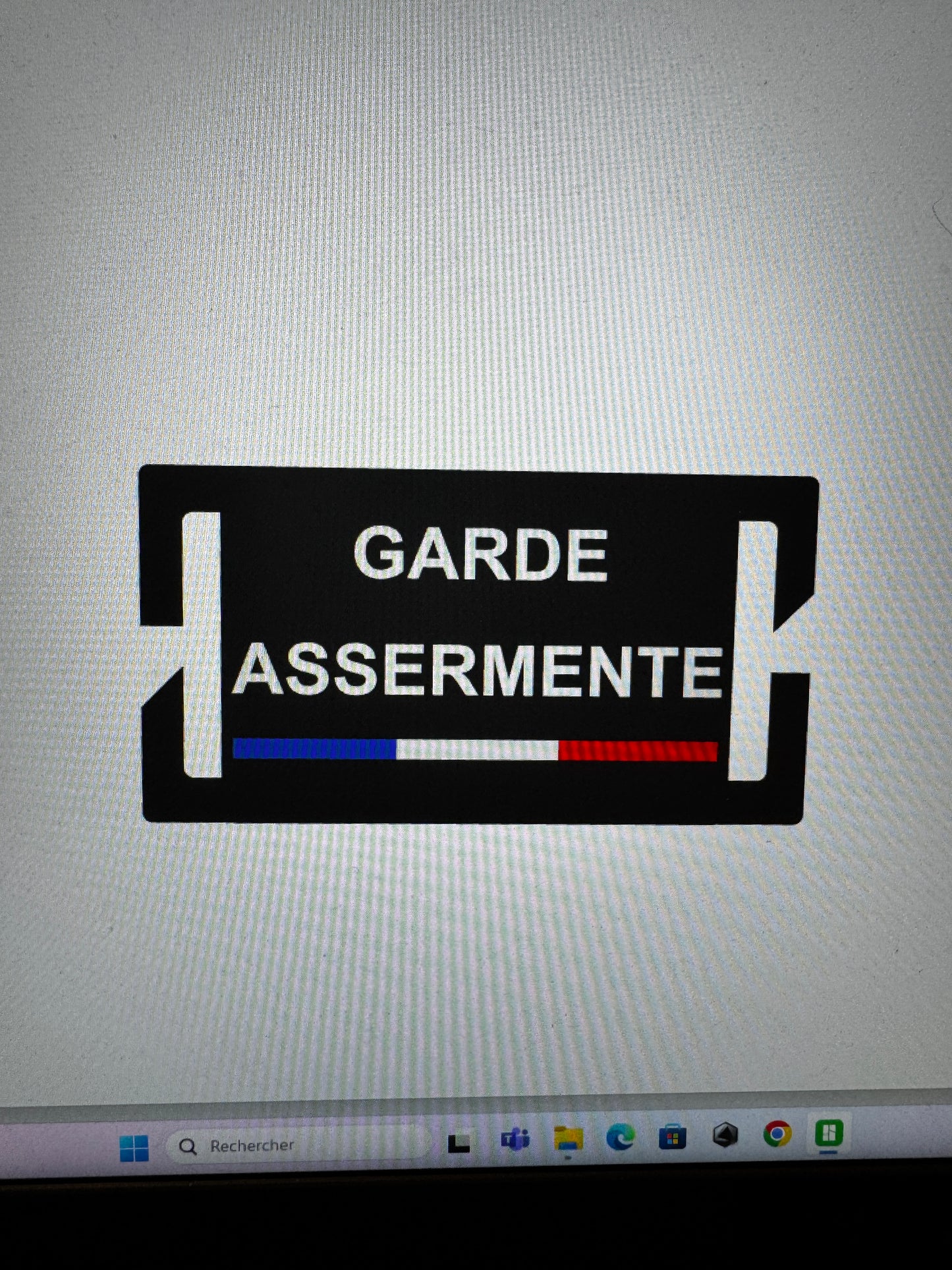 Badge, Garde Assermenté